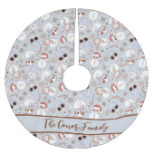 Kerstboomrok, gepersonaliseerde kerstboom rok (Voorkant)