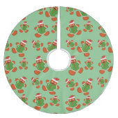 kerstboomrok Gingerbrood Mannen op Psetkg Kerstboom Rok (Voorkant)