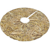 kerstboomrok - Hay Bale-afdrukken Kerstboom Rok (Gekanteld)