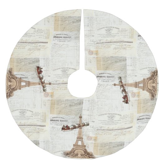  kerstboomrok in Santa Paris Kerstboom Rok (Voorkant)