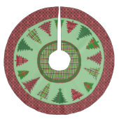 kerstboomrok met gepaarde bomen kerstboom rok (Voorkant)
