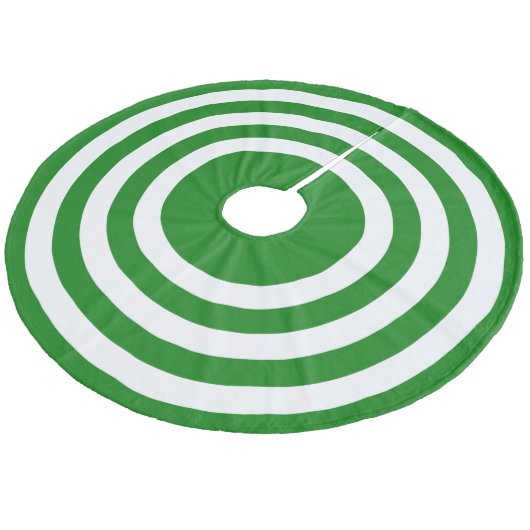 kerstboomrok met groene streep fleece kerstboom rok (Gekanteld)