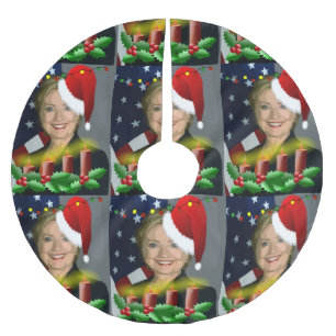 kerstboomrok met hillary clinton xmas kerstboom rok