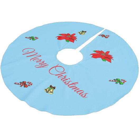 Kerstboomrok met symbolen van Kerstmis Kerstboom Rok (Gekanteld)