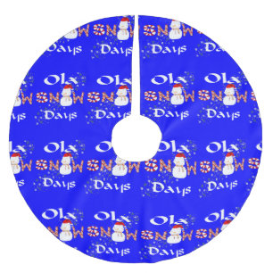 kerstboomrok Snowman Sneeuwdagen Kerstboom Rok