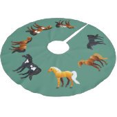 Kerstboomrok van Paardenlover Kerstboom Rok (Gekanteld)