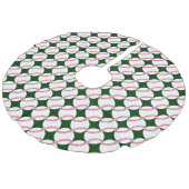 kerstboomrok voor honkbal imitatie linnen kerstboom rok (Gekanteld)