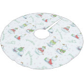 kerstboomrok Yoga Snowman Kerstboom Rok (Gekanteld)