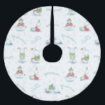 kerstboomrok Yoga Snowman Kerstboom Rok<br><div class="desc">Vun boomrok met een joga-sneeuwman!</div>