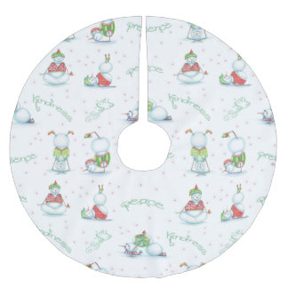 kerstboomrok Yoga Snowman Kerstboom Rok