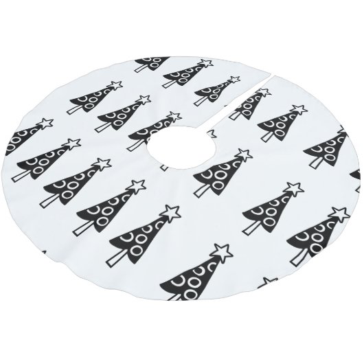 kerstboomrok zwart kerstboom rok (Gekanteld)