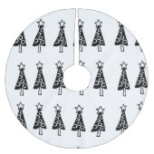 kerstboomrok zwart kerstboom rok (Voorkant)