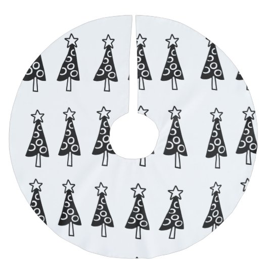 kerstboomrok zwart kerstboom rok (Voorkant)