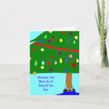 Kerstboomrokken behoren tot het verleden