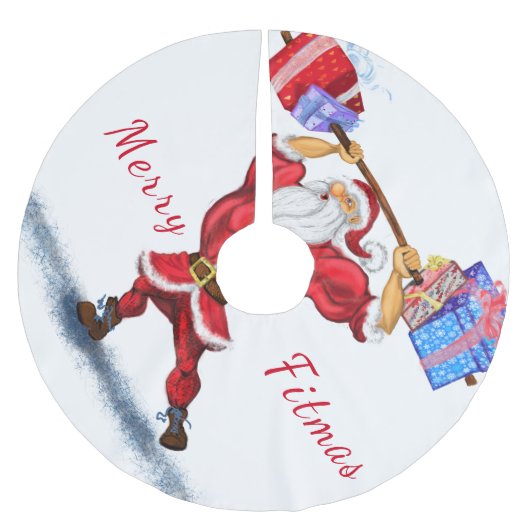 kerstboomrokken - Bodybuilder - kerstcadeautjes Kerstboom Rok (Voorkant)