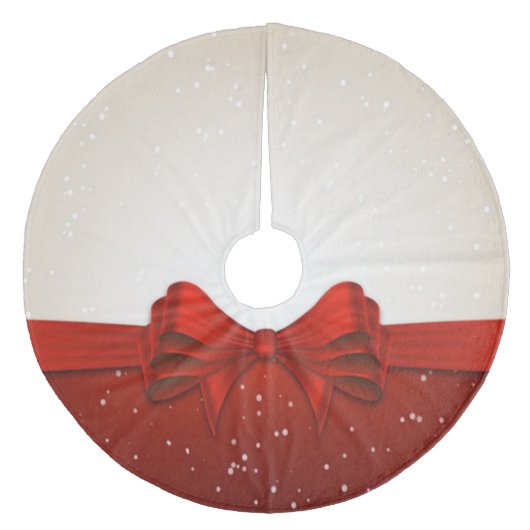 Kerstboomrokken Fleece Kerstboom Rok (Voorkant)