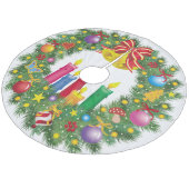 Kerstboomrokken Fleece Kerstboom Rok (Gekanteld)