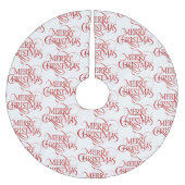 kerstboomrokken met vrolijke kerstmis kerstboom rok (Voorkant)