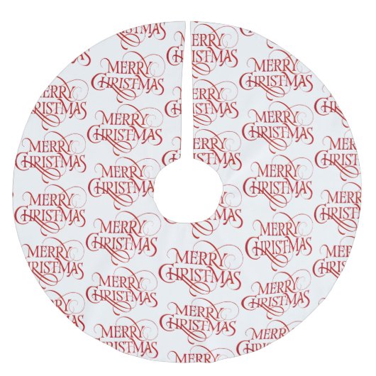 kerstboomrokken met vrolijke kerstmis kerstboom rok (Voorkant)