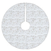 Kerstboomrokken. Vilt. glinsteren | fluweelgoud Kerstboom Rok (Voorkant)