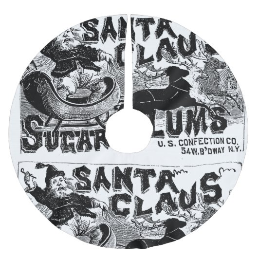 kerstboomrokken Vintage kerstkerstkerstkerstman Kerstboom Rok (Voorkant)