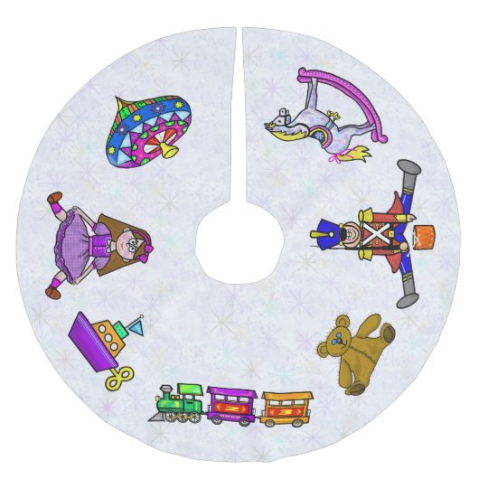 Kerstboomrokken voor speelgoed kerstboom rok (Voorkant)