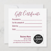 kerstboomroodbruine goudblaasjes met kaartje (Achterkant)