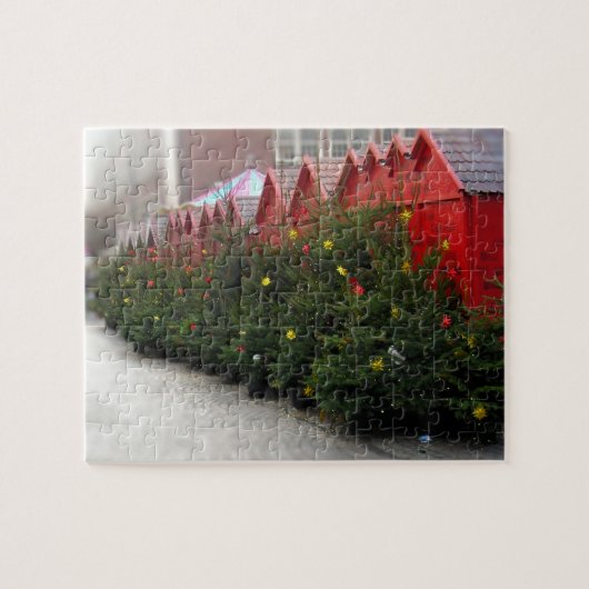 Kerstboomrow Christkindlmarket -8x10- 110 pc Legpuzzel (Horizontaal)