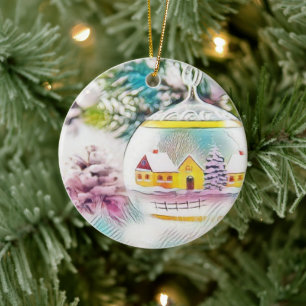 kerstboomroze decoraties