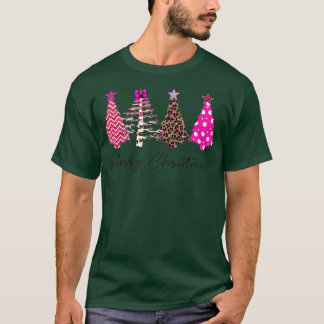 kerstboomroze kerstboomluis t-shirt