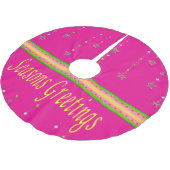 kerstboomroze roze seizoensgroeten kerstboom rok (Gekanteld)