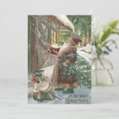 kerstboomschaar voor kerstkerstmis, speelgoedkledi feestdagenkaart