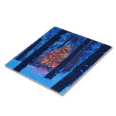 kerstboomschild tegeltje (Zijkant)