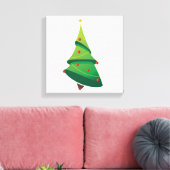 kerstboomschilderij canvas afdruk (Insitu (Woonkamer))