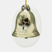 kerstboomschildering keramisch ornament (Voorkant)