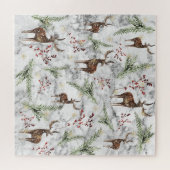kerstboomschildering legpuzzel (Horizontaal)