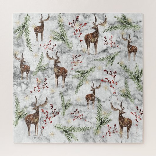 kerstboomschildering legpuzzel (Verticaal)