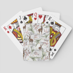 kerstboomschildering pokerkaarten