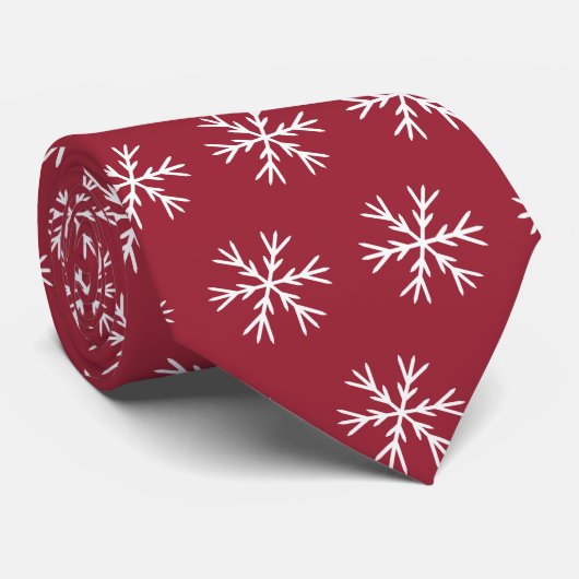 kerstboomschilderpatroon op 2 vliegen stropdas (Opgerold)