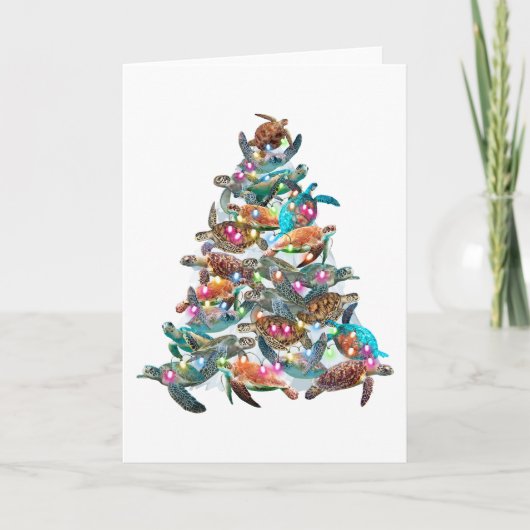 kerstboomschilders voor kerstboomversiering kaart (Voorkant)