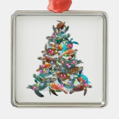 kerstboomschilders voor kerstboomversiering metalen ornament (Voorkant)