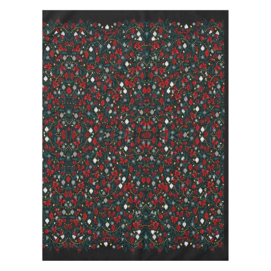 kerstboomschildklier tafelkleed (Voorkant)