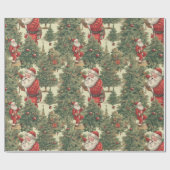  kerstboomschildpad cadeaupapier (Vlak)