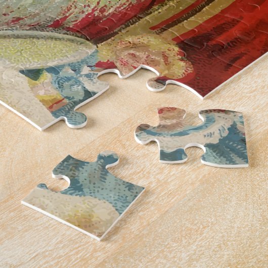  kerstboomschildpadden legpuzzel (Zijkant)