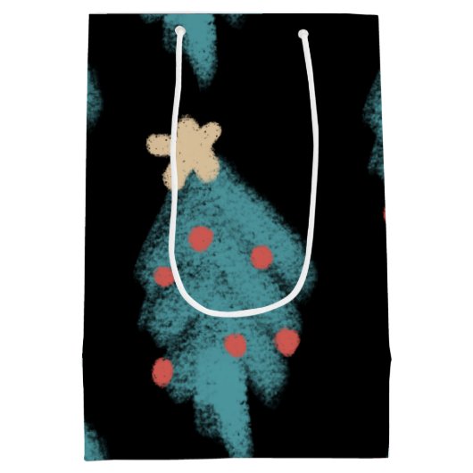 kerstboomschildpadden medium cadeauzakje (Achterkant)