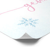 kerstboomschilfering, hete cacao poster (Hoek)