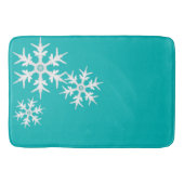 kerstboomschilfers Blauwgroen Bath Mat (Voorkant)