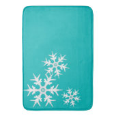 kerstboomschilfers Blauwgroen Bath Mat (Voorkant Verticaal)