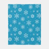 kerstboomschilfers IceBlue Fleece Blanket (Voorkant)