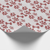 kerstboomschilfers met bont cadeaupapier (Hoek)